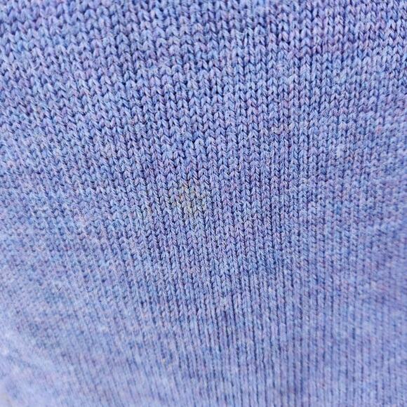 Elegant Blue Cowl Neck Sweater - Picture 7 of 9